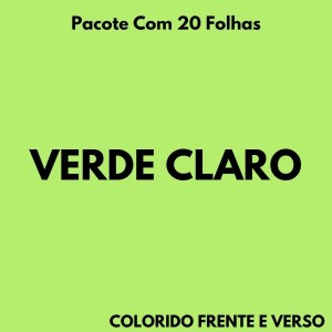 Color Set 48x66cm Pacote Com 20 Folhas