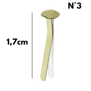 Colchete/Bailarina N°3 17mm UNIDADE