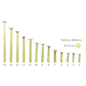 Colchete/Bailarina N°3 17mm UNIDADE