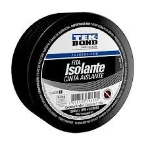 FITA ISOLANTE PRETA 19X10MTS TEK BOND