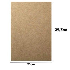 Papel Kraft / Pardo A4 - UNIDADE