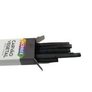 Carvão Vegetal Grosso – Caixa com 6 Unidades | Acrilex