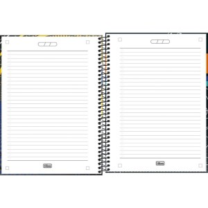 Caderno Espiral Capa Dura Universitário 10 Matérias 160 folhas Score Connect TILIBRA