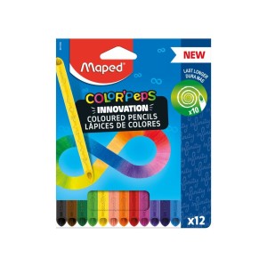 Lápis De Cor 12 Cores Infinity Maped