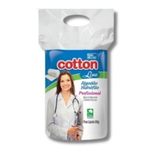 Algodão Hidrófilo 500g Rolo - Branco