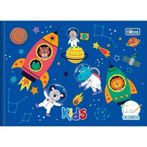 CADERNO CALIGRAFIA BROCHURA 40FLS HORIZONTAL CAPA DURA SAPECA TILIBRA