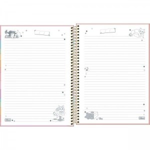 CADERNO UNIVERSITARIO 1 MATERIA 80FLS PURRFECT TILIBRA