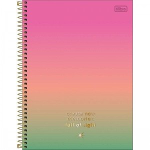 CADERNO UNIVERSITARIO 10 MATERIAS 160FLS GREAT TILIBRA