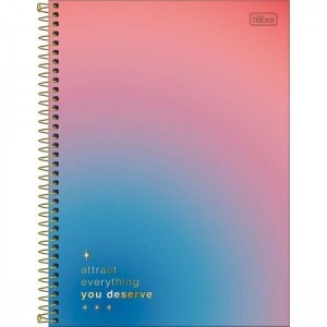 CADERNO UNIVERSITARIO 10 MATERIAS 160FLS GREAT TILIBRA