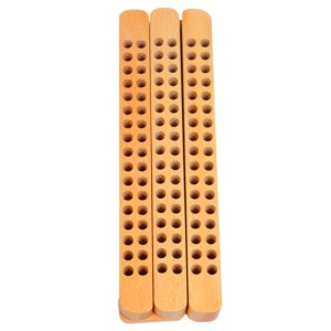 Porta Lapis e Pincel em Madeira Horizontal 102 Compartimentos SFA231-102 Sinoart