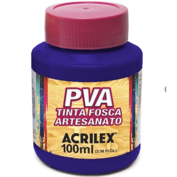 Tinta Plastica PVA Fosca 100ml ACRILEX