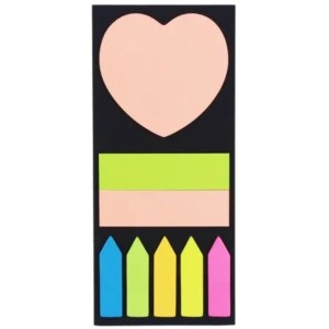 Post-it 8 Blocos com 20 Folhas Neon MEGAGIFT
