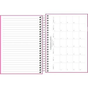 Agenda 2026 Escolar Diária D+ Feminina Espiral - TILIBRA