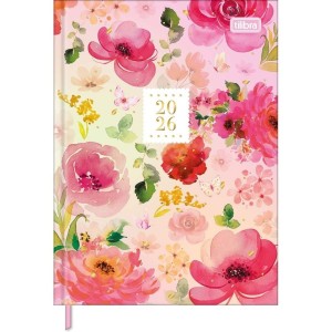 Agenda 2026 Feminine 2 Dias por Página Brochura TILIBRA