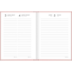 Agenda Permanente Diária Pepper Feminina Brochura TILIBRA