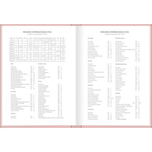 Agenda Permanente Diária Pepper Feminina Brochura TILIBRA