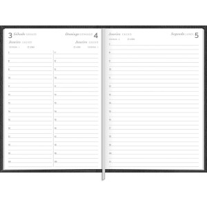Agenda 2026 Diária Torino Preta Brochura TILIBRA