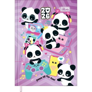 Agenda 2026 Escolar Diária Mini Lovely Brochura TILIBRA