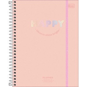 Agenda 2026 Planner Semanal/mensal Happy Espiral TILIBRA