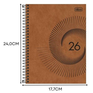 Agenda 2026 Planner Semanal / Mensal Pratika Espiral TILIBRA
