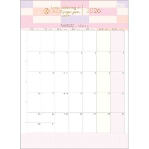 Calendário Planner 2026 SOHO TILIBRA