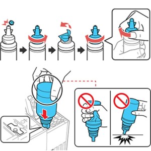Refil Garrafa de Tinta Epson 544 Amarelo Ecotank Original