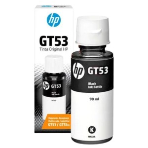 Refil Garrafa de Tinta HP GT53 Preto Original
