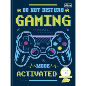 Caderno Quadriculado Brochura 10x10mm 40fls D+ Capa Dura TILIBRA