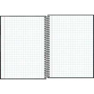 CADERNO QUADRICULADO ESPIRAL 10X10MM 96FLS UNIVERSITARIO D+ CAPA DURA TILIBRA