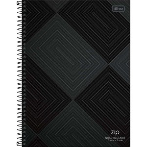 CADERNO QUADRICULADO ESPIRAL 10X10MM 96FLS UNIVERSITARIO D+ CAPA DURA TILIBRA