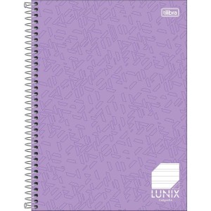 CADERNO CALIGRAFIA ESPIRAL UNIVERSIITARIO 80FLS LUNIX TILIBRA