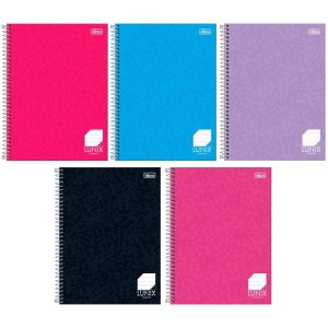 CADERNO CALIGRAFIA ESPIRAL UNIVERSIITARIO 80FLS LUNIX TILIBRA