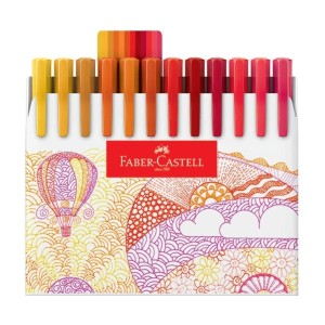 CANETA HIDROG.0.4MM C/48 CORES FINE PEN COLORS FABER CASTELL
