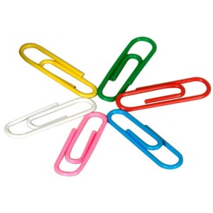 Clips N°2/0 Colorido Com 100 Unidades TILIBRA