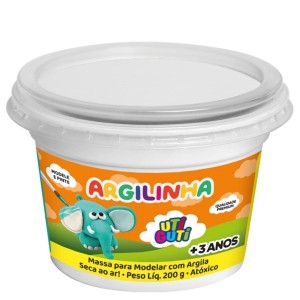 Argilinha 200gr Massa de Modelar Com Argila UTI GUTI
