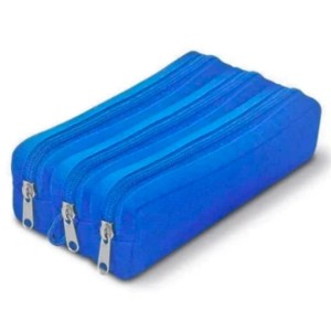 Estojo Triplo Azul - AMW BOLSAS