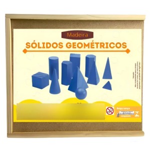 Sólidos Geométricos de Madeira