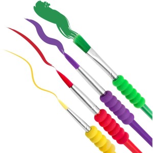 Pincel Soft Touch Kit Com 4 Unidades CORTIARTE