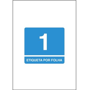ETIQUETA 21,0MMX29,7MM A4 TBA4367 100FLS 100 ETIQS. 1 P/FOLHA TILIBRA
