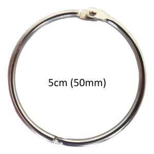 Argola de Metal Articulada 50mm (5,0cm) – Unidade