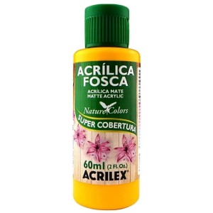 Tinta Acrílica Fosca 60ml Amarelo Cádmio ACRILEX