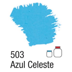 Tinta Acrílica Fosca 60ml Azul Celeste ACRILEX