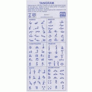 Tangram em EVA Quadrado 12x12cm SELLER