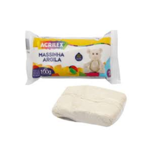 Argilinha 100gr Massa de Modelar Com Argila ACRILEX