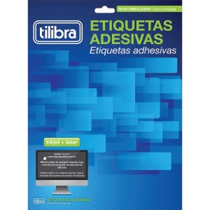 ETIQUETA 46,5X77,7 CARTA TB8099F C/10FLS 100 ETIQS. 10 P/FOLHA TILIBRA