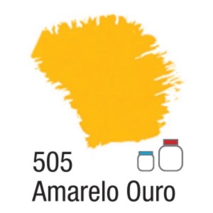 Tinta Acrílica Brilhante 250ml Amarelo Ouro ACRILEX