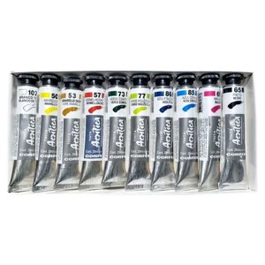 Tinta Acrílica para Tela 20ml com 10 Cores CORFIX