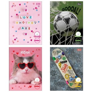 Caderno Quadriculado Brochura 1x1cm 40 Folhas Universitário Zoom+ TILIBRA