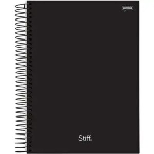Caderno Universitário 10 Materias 160Fls Espiral Capa Dura Preto Zip Tilibra