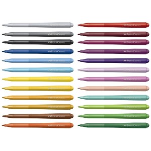 Canetinha Hidrografica 24 Cores Vai e Vem - FABER CASTELL